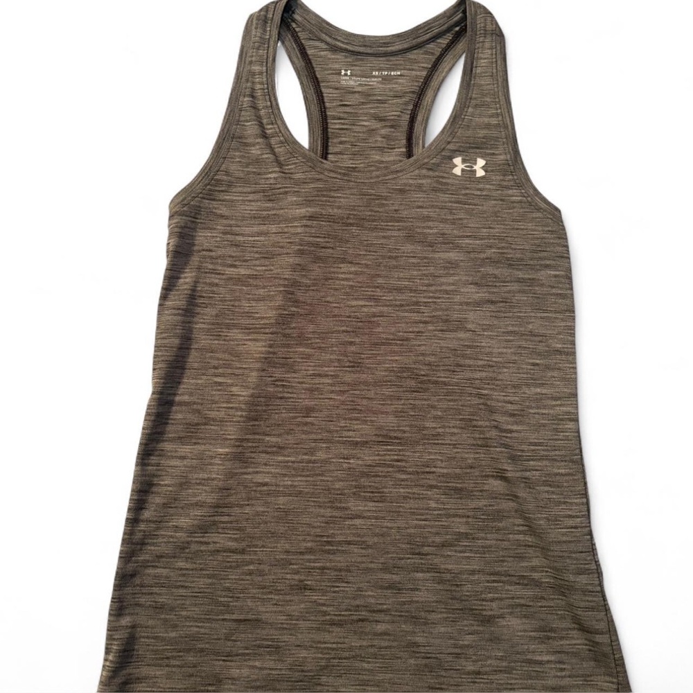 Under Armour Women's UA Tech Grey Racerback Tank Top size XS